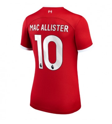 Liverpool Alexis Mac Allister #10 Koszulka Podstawowych Kobiety 2023-24 Krótki Rękaw